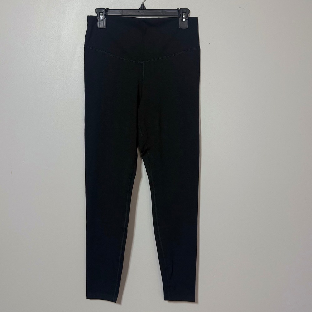 Old Navy PowerChill Leggings Womens Large Black Athletic Comfort NWT